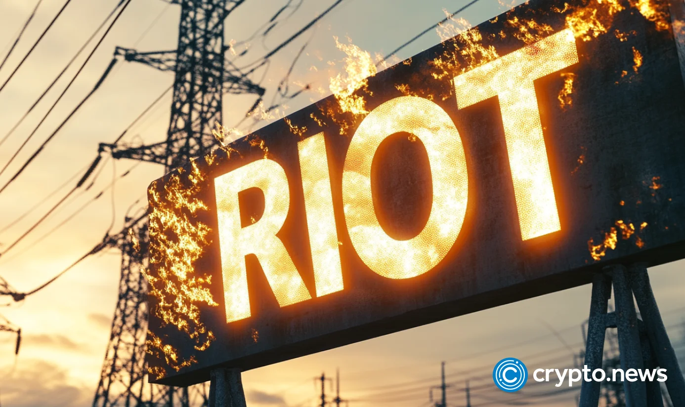 Riot Platforms moves another 500 BTC to NYDIG custody